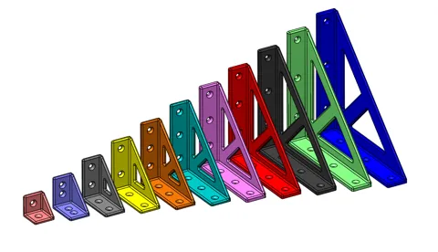 Shelf Bracket, 11 sizes view 3