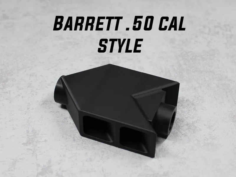 Airsoft Barrett .50 cal style muzzle brake