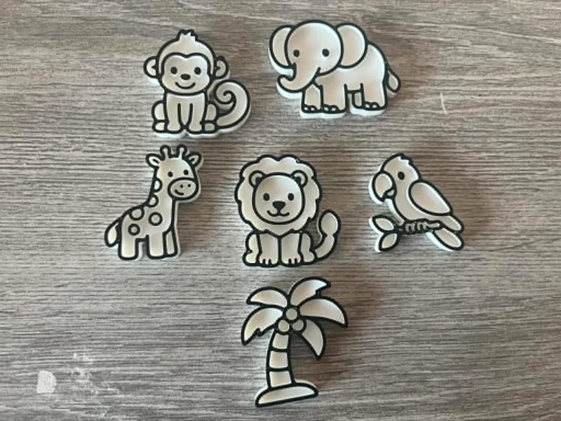 vulvormpjes thema jungle