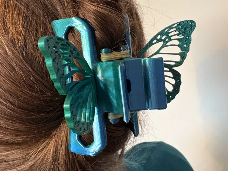 Haarklammer Schmetterling
