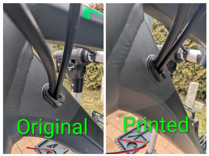 bike frame cable guides