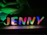 Enseigne lumineuse prénom — photo 1