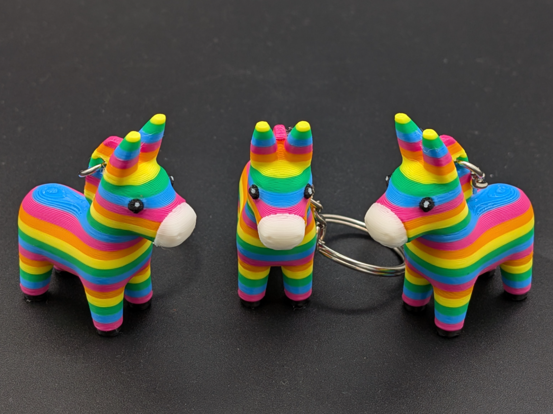 Donkey Piñata - Charm / Keychain / Backpack