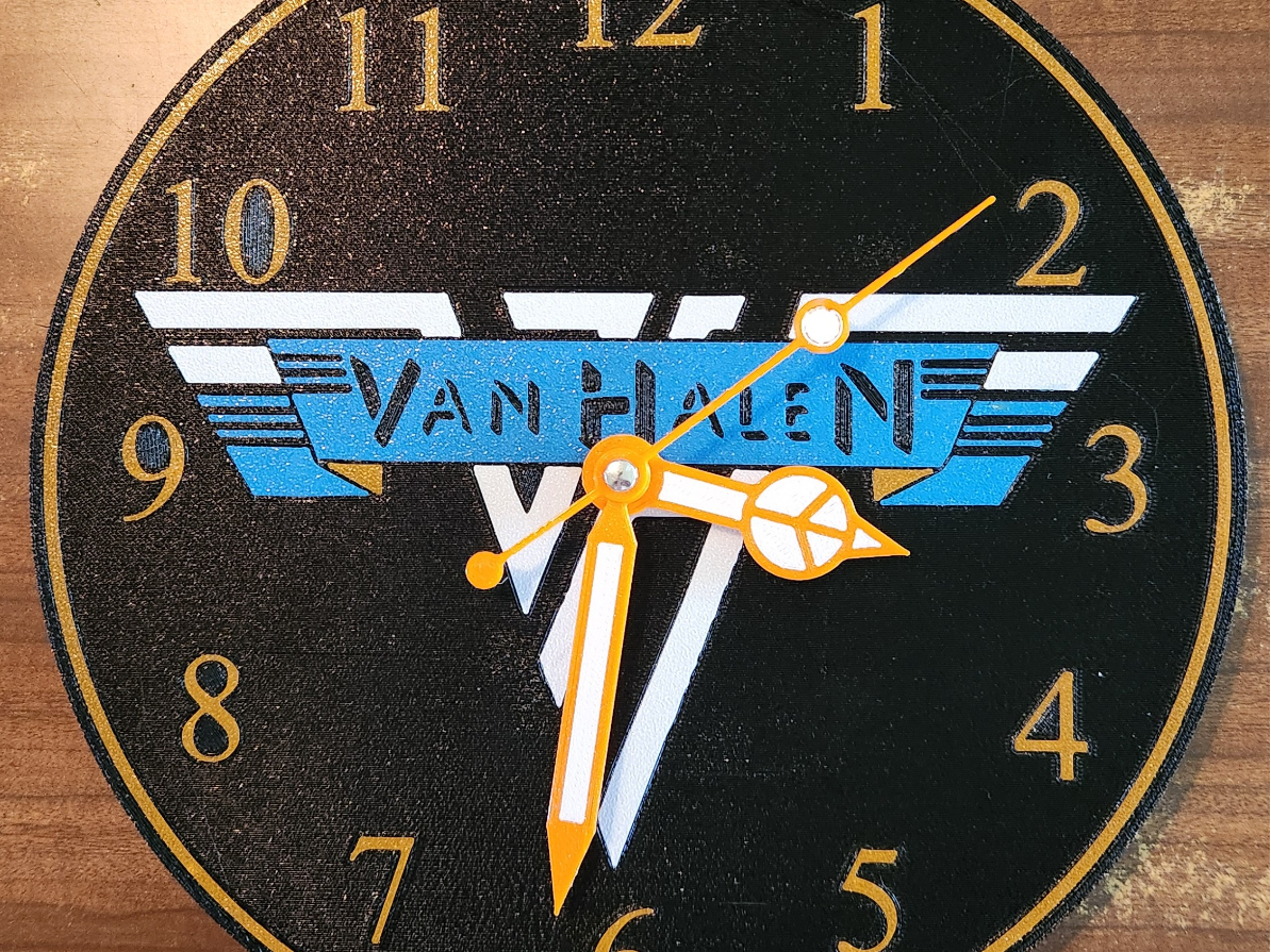 Van Halen clock