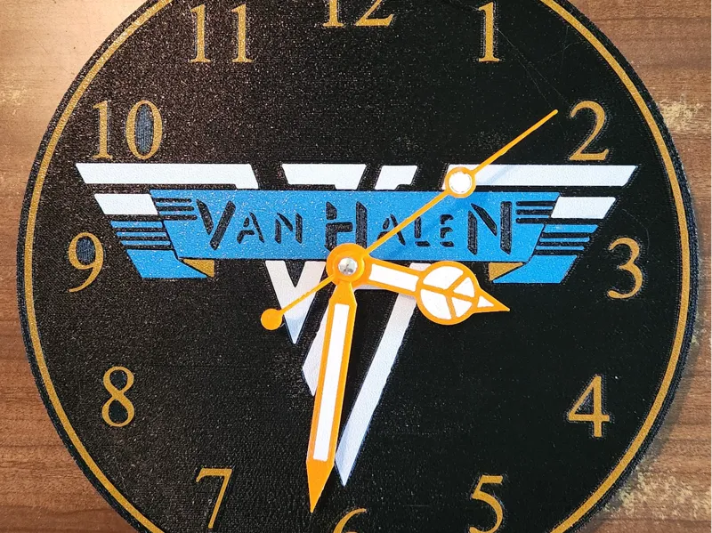 Van Halen clock