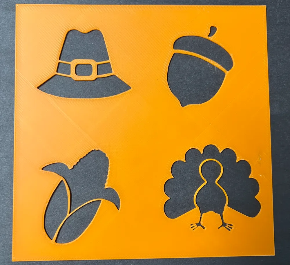 Thanksgiving Stencil by MestirSmith MakerWorld