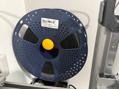 Wall mounted spool holder for larger 3K spools