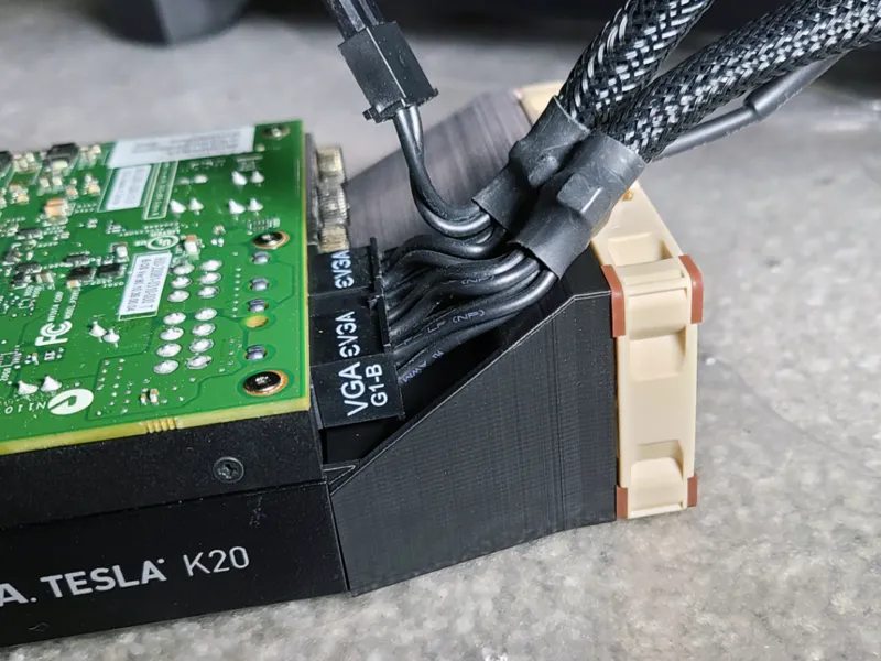 NVIDIA Tesla K10/K20/K20M Cooling Fan Duct