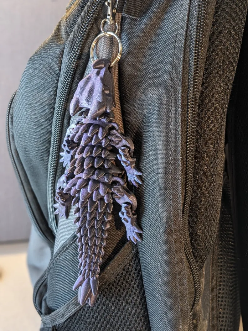 Small Baby Dragon - Articulated Dragon view 3