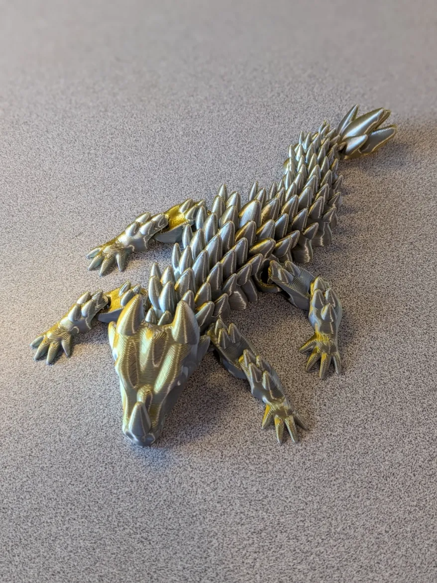 Small Baby Dragon - Articulated Dragon view 2