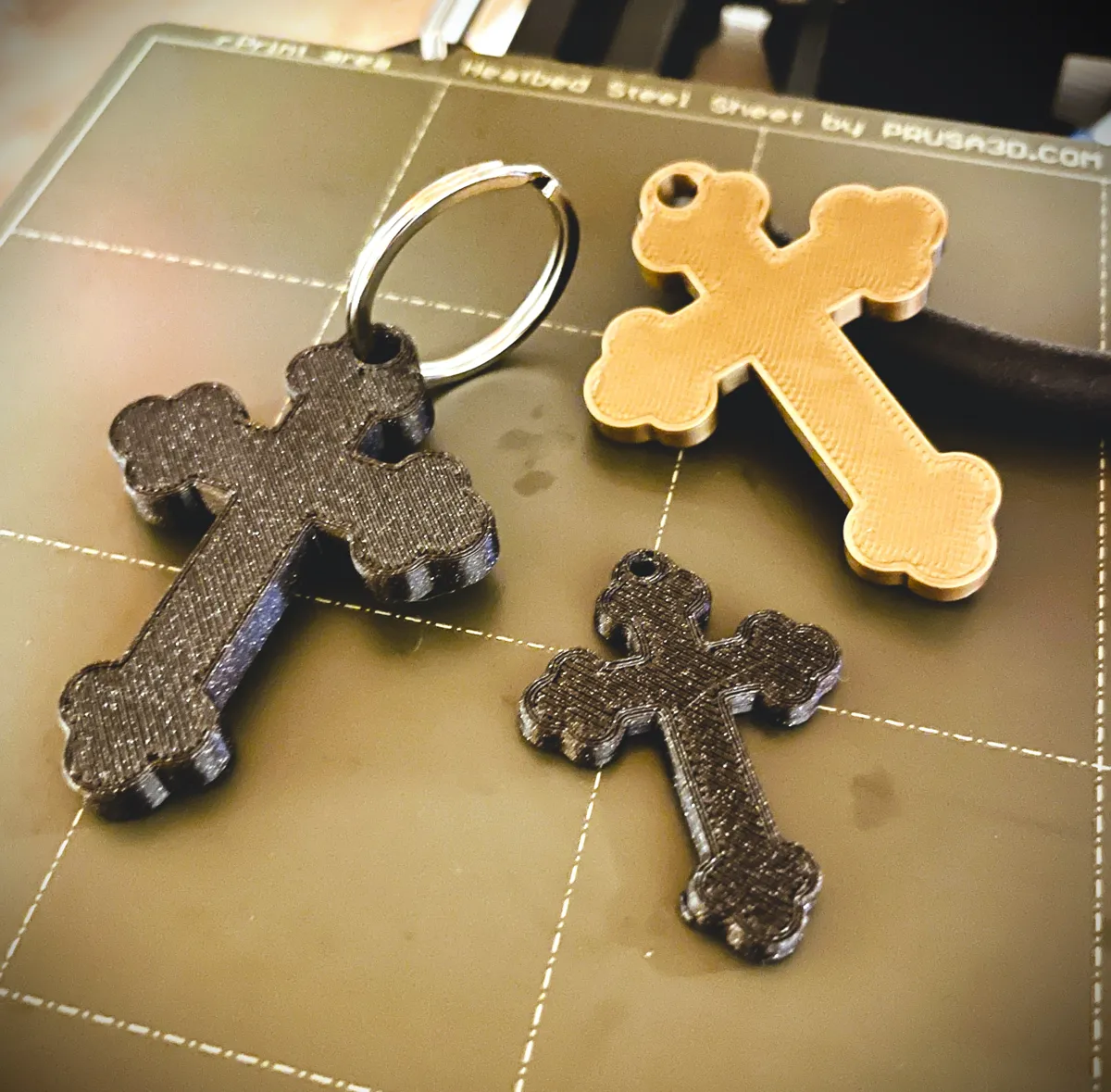 Orthodox Cross (Keychain) by Aleks89 MakerWorld: Download Free 3D Models - 3D model önizlemesi