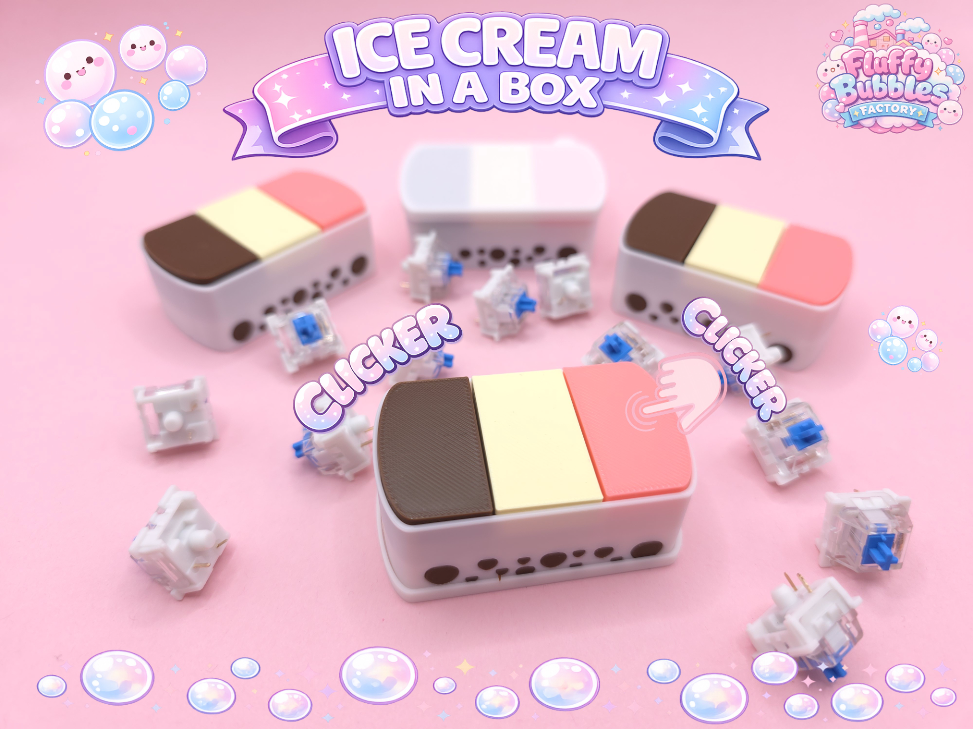 Ice Cream In A Box CLICKER