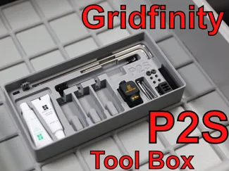 Gridfinity P2S Accessories Tool Box 2x4 Bin