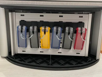 Lock Box Key Holder Rail