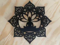 Mandala Bouddha en fleur de lotus — photo 2