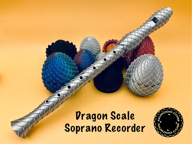 Dragon Scale Soprano Recorder