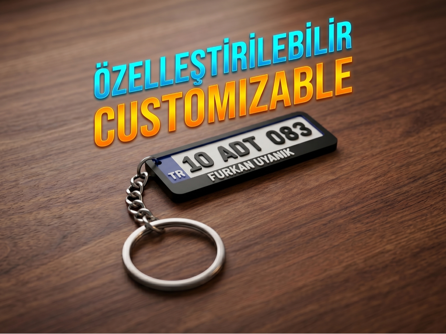 Plaka Anahtarlık - Turkish License Plate Keychain