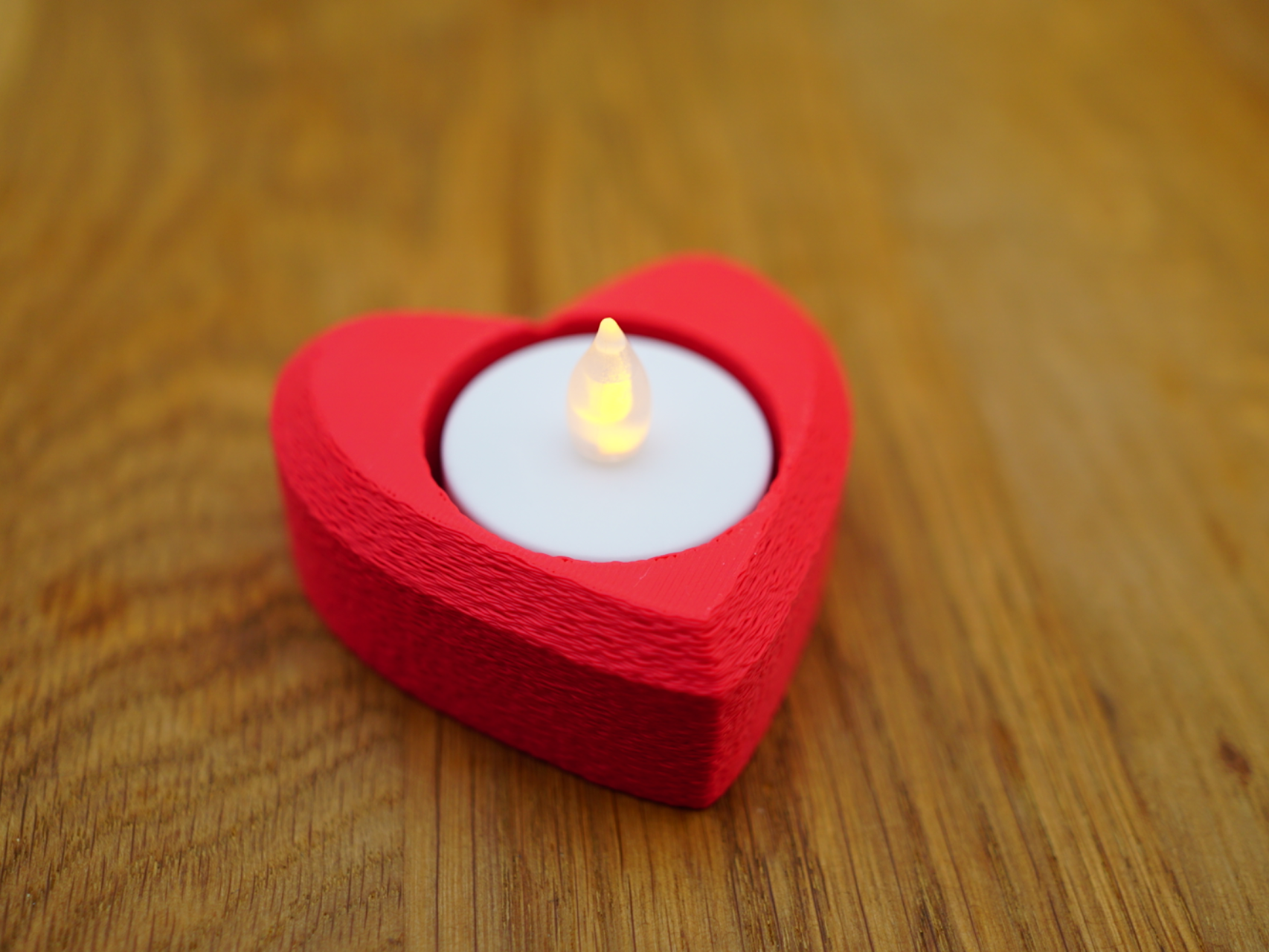 Heart tea light holder valentines day