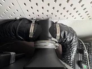 T-Connector for Ventilation Pipe Adapter