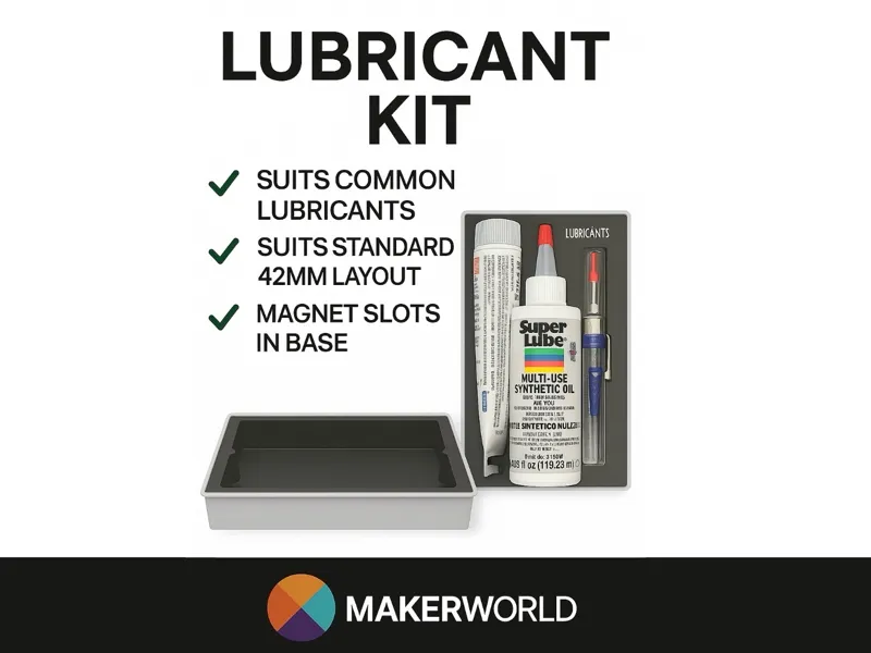 Gridfinity Set - Super Lube Lubricants Kit