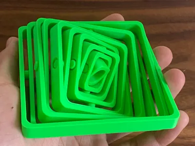 Print in Place SQUARE Gyroscope Fidget