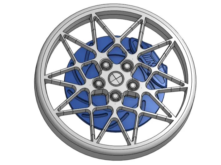 BMW 666M Wheel Mug Coaster