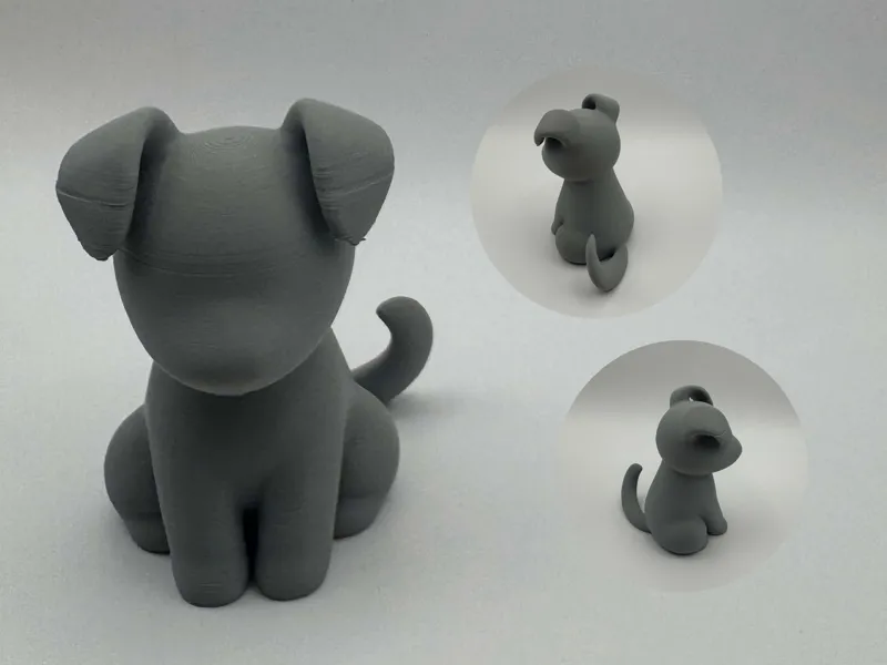 Nordic Sitting Dog – minimalist scandi decor