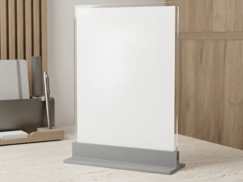 Stable A4 Plexiglass Holder