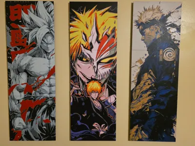 Ichigo Hollow Hueforge Wall Art 1X3