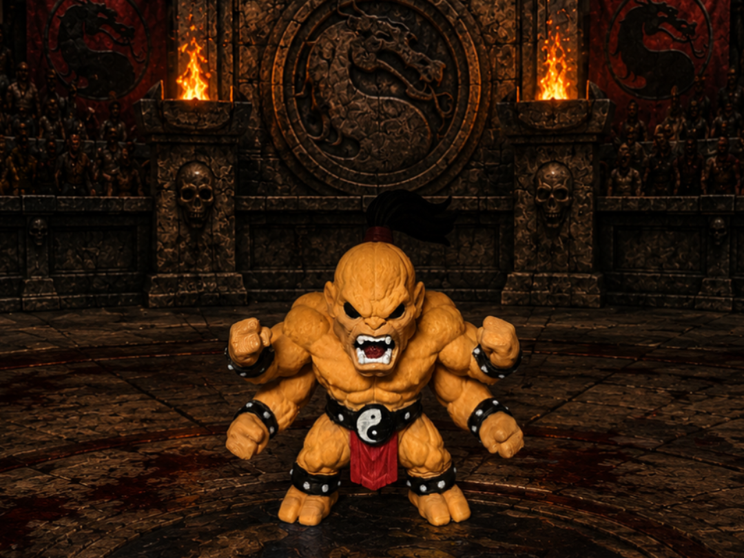 Chibi Goro with moveable hands and hair