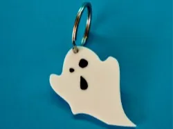Cute Ghost Keychain – Halloween Edition