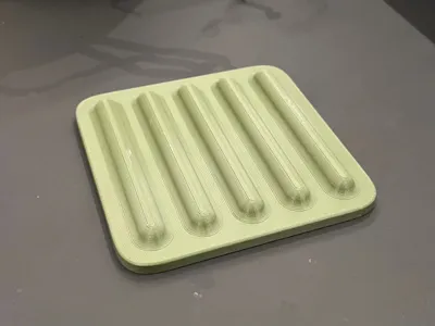 Minimal soap tray