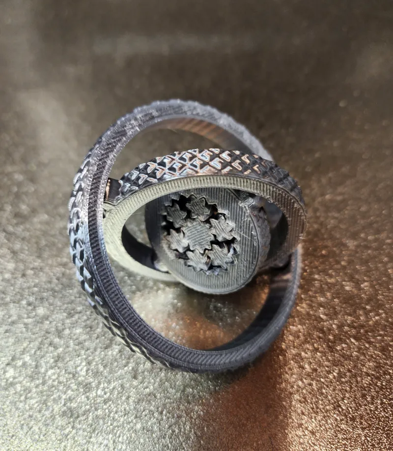 Gyro Fidget with Gears