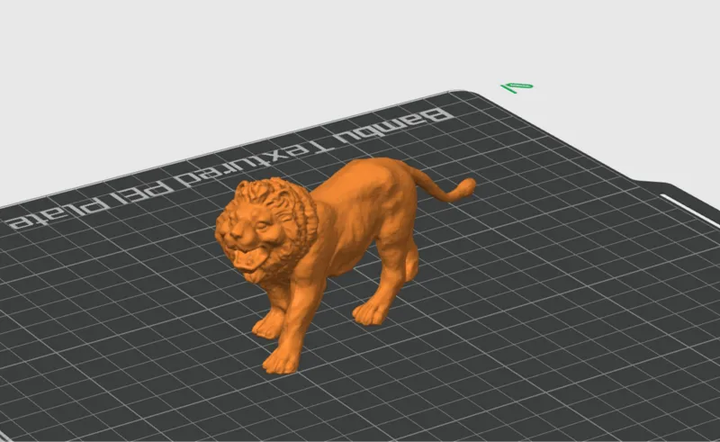 Lion Sculpture high detail