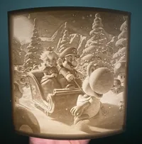 Veilleuse lithophanie Mario de Noël — photo 1