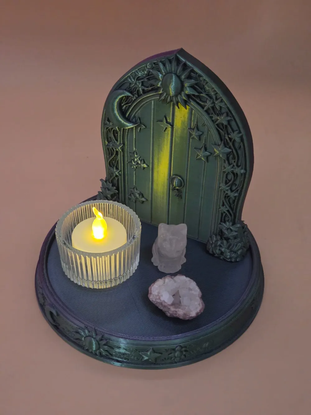 Magic Fairy Door Diorama with Moon & Stars - Free 3D Print Model ...