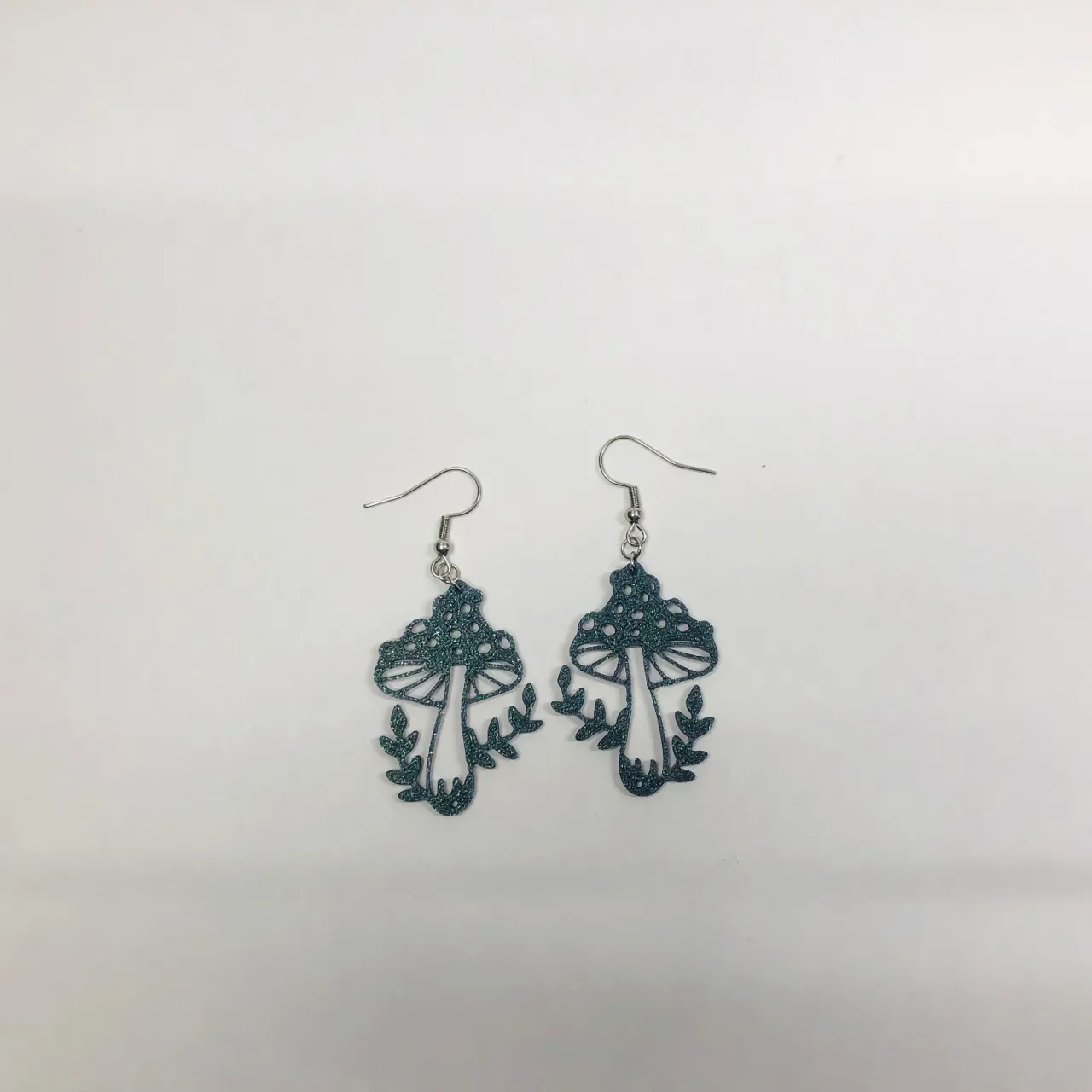Mushroom earrings #2 view 2