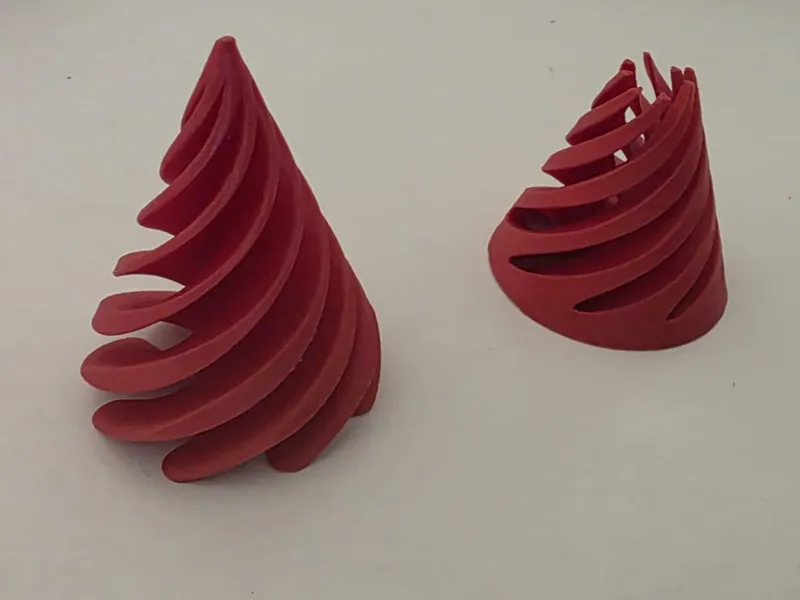 Spiral fidget cone