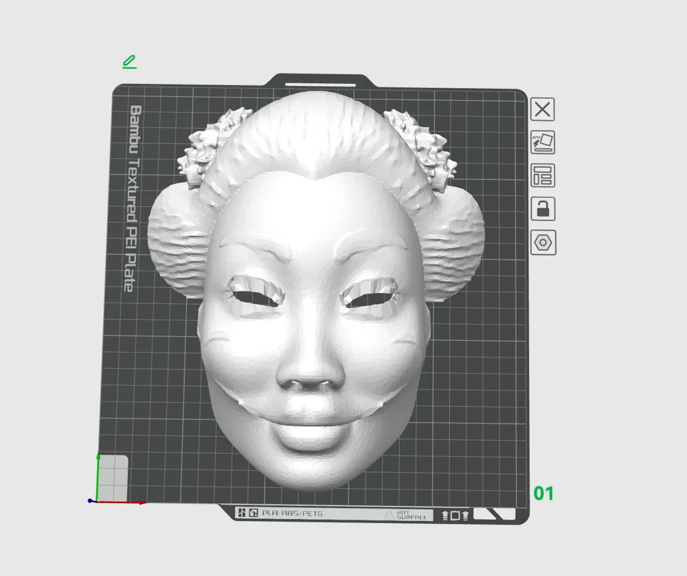 Gaasha Mask Geisha_mask_V01 by Chepa - MakerWorld