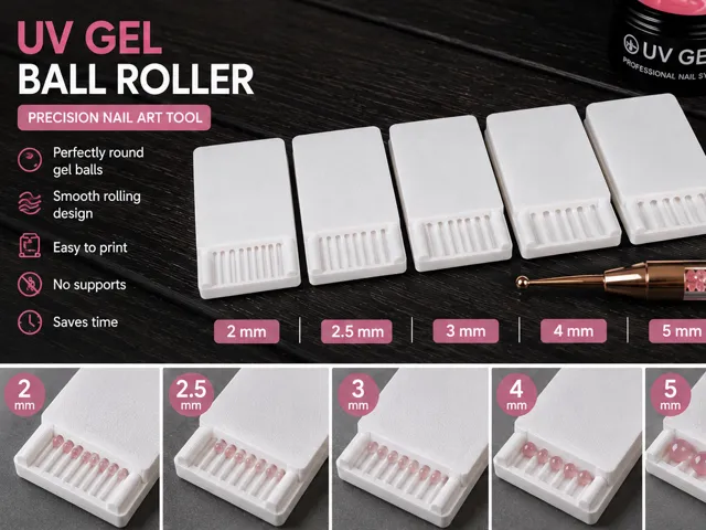 3 mm UV Gel Ball Roller Nail Art Tool | Easy Print