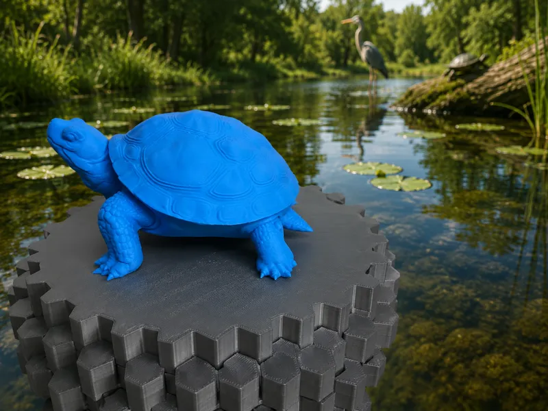 Lifelike turtle
