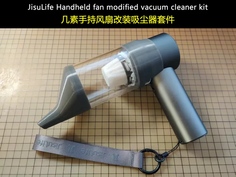 JisuLife Handheld fan modified vacuum cleaner kit