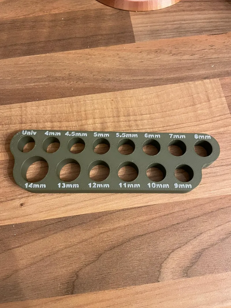 Technocraft 4-14mm Socket wrench holder