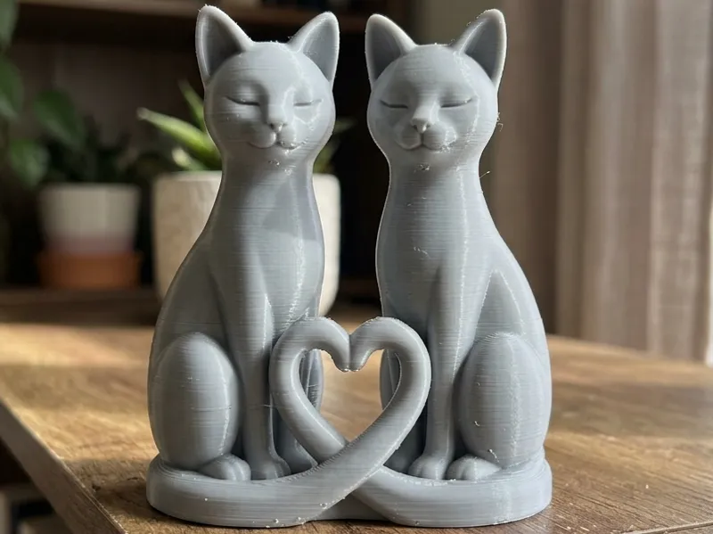 Romantic Cats with Heart