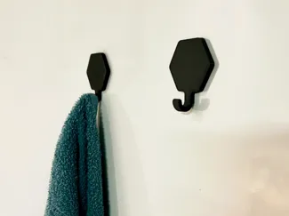 Hexagonal Wall Hook Hanger