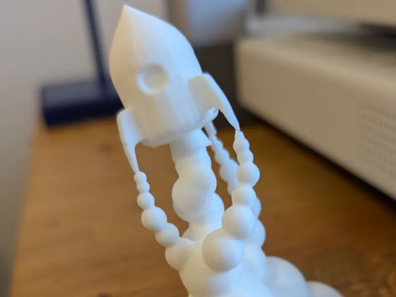 Mini Cartoon Rocket Take Off 