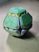 0.2mm layer, 3 walls, 10% infill, 20% LARGER, 2 color