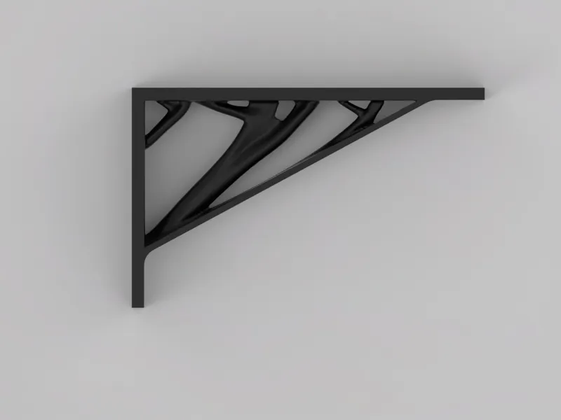 Shelf Bracket Topologically optimized