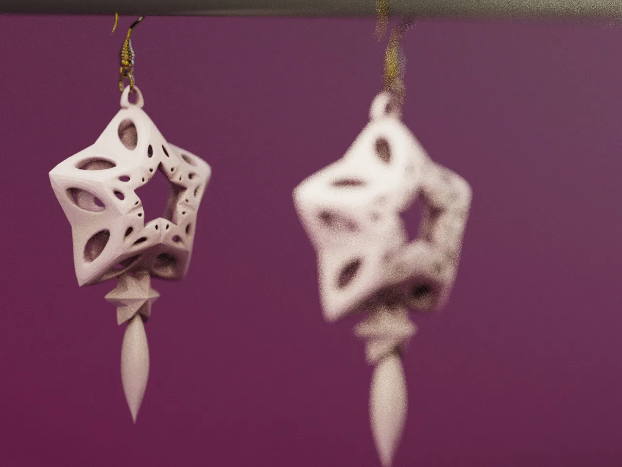 Star Bone - Dangling Earrings view 4