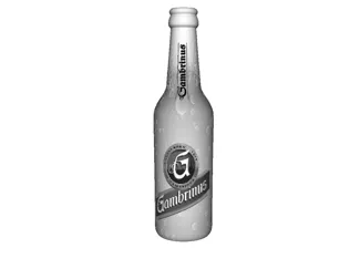 Gambrinus Lithophane bottle